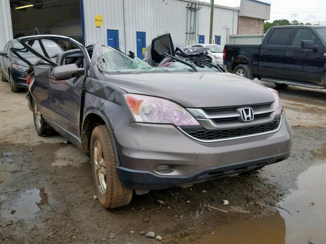 5J6RE3H77AL041974 - 2010 HONDA CR-V EXL GRAY photo 1