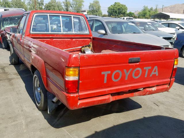 JT4RN70D7H0044660 - 1987 TOYOTA PICKUP XTR RED photo 3