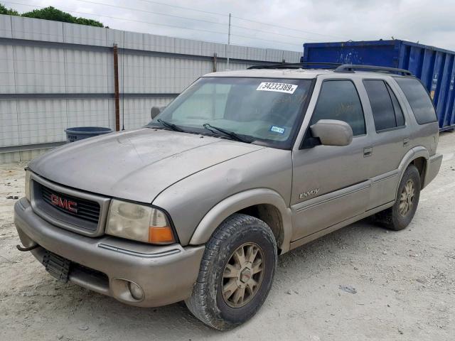 1GKDT13W5Y2284177 - 2000 GMC JIMMY / EN SILVER photo 2