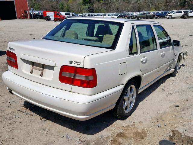 YV1LS5549W1430400 - 1998 VOLVO S70 WHITE photo 4