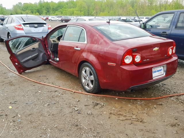 1G1ZK57BX8F264320 - 2008 CHEVROLET MALIBU LTZ ბურგუნდია ფოტო 3