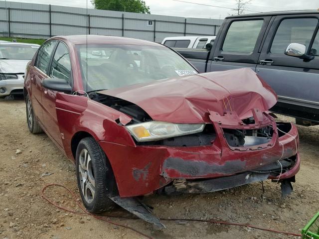 1G8AK52F85Z114435 - 2005 SATURN ION LEVEL MAROON photo 1