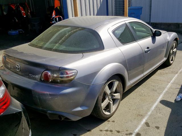 JM1FE17N040135018 - 2004 MAZDA RX8 SILVER photo 4