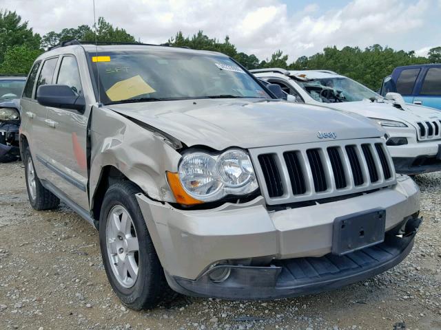 1J8HS48N38C156640 - 2008 JEEP GRAND CHER BEIGE photo 1