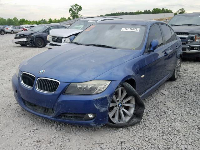 WBAPH7C52BE680462 - 2011 BMW 328 I BLUE photo 2