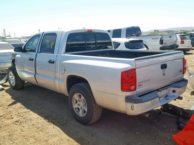 1D7HE48N67S151330 - 2007 DODGE DAKOTA QUA SILVER photo 3