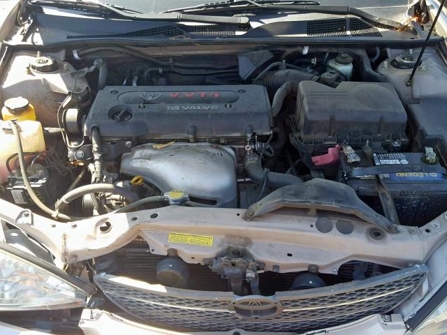 4T1BE32K34U795033 - 2004 TOYOTA CAMRY LE GOLD photo 7