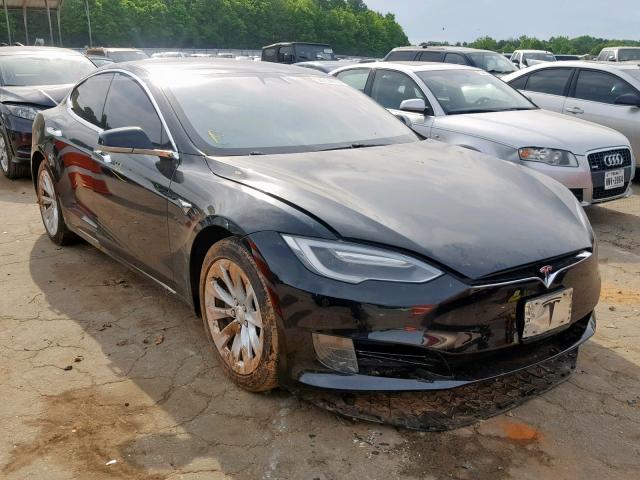 5YJSA1E18HF201204 - 2017 TESLA MODEL S أسود صورة 1