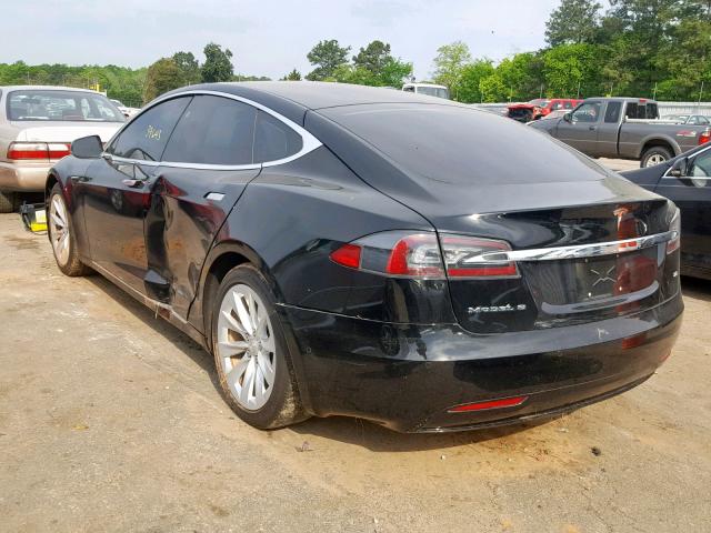 5YJSA1E18HF201204 - 2017 TESLA MODEL S أسود صورة 3
