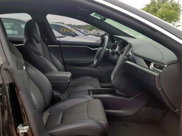 5YJSA1E18HF201204 - 2017 TESLA MODEL S أسود صورة 5