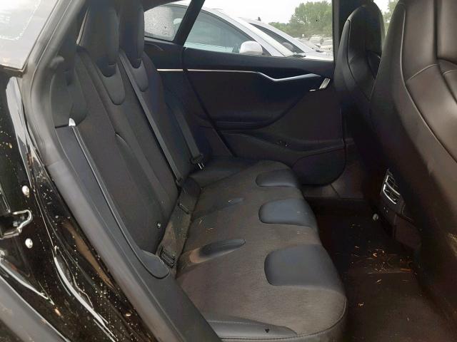 5YJSA1E18HF201204 - 2017 TESLA MODEL S أسود صورة 6