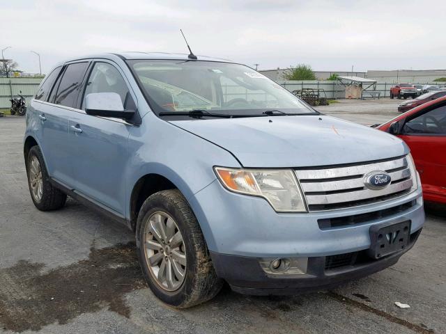 2FMDK39C28BA75508 - 2008 FORD EDGE LIMIT BLUE photo 1