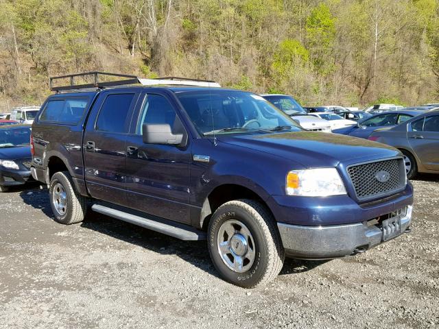 1FTPW14535KE14362 - 2005 FORD F150 SUPER BLUE photo 1