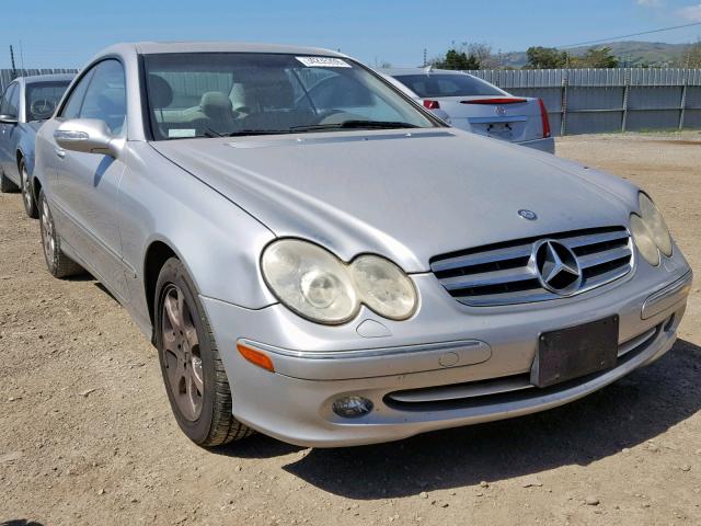 WDBTJ65J84F103828 - 2004 MERCEDES-BENZ CLK 320C SILVER photo 1