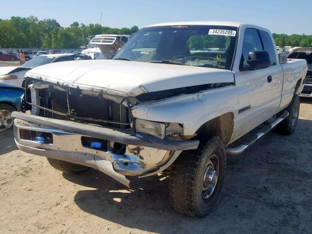 1B7KF23Z31J211279 - 2001 DODGE RAM 2500 WHITE photo 2