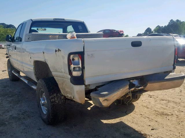 1B7KF23Z31J211279 - 2001 DODGE RAM 2500 WHITE photo 3