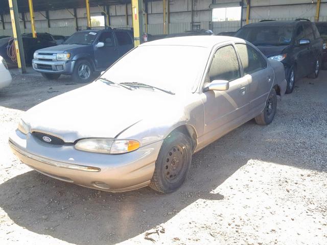 1FALP6534SK163598 - 1995 FORD CONTOUR GL BEIGE photo 2