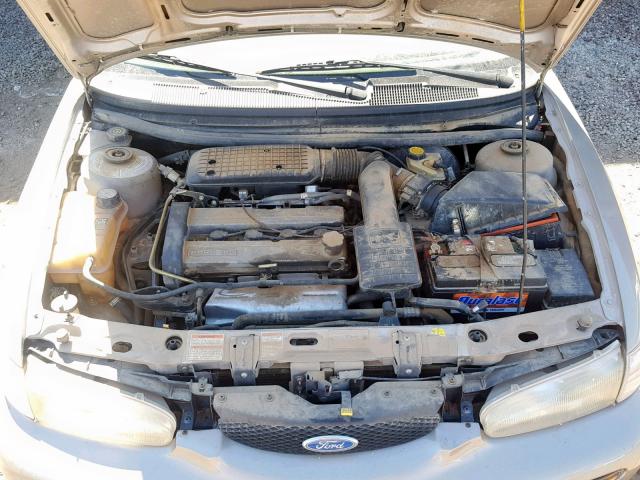 1FALP6534SK163598 - 1995 FORD CONTOUR GL BEIGE photo 7