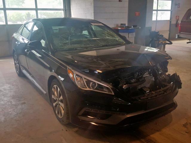 5NPE34AF3HH550959 - 2017 HYUNDAI SONATA SPO BLACK photo 1