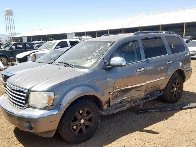 1A8HX58218F134633 - 2008 CHRYSLER ASPEN LIMI GRAY photo 2