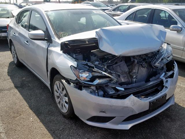 3N1AB7AP4HL720213 - 2017 NISSAN SENTRA S SILVER photo 1