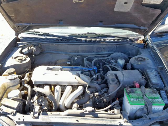 1Y1SK5287WZ438131 - 1998 CHEVROLET GEO PRIZM GREEN photo 7