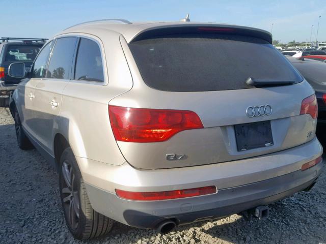 WA1BV74L57D092839 - 2007 AUDI Q7 4.2 QUA BROWN photo 3