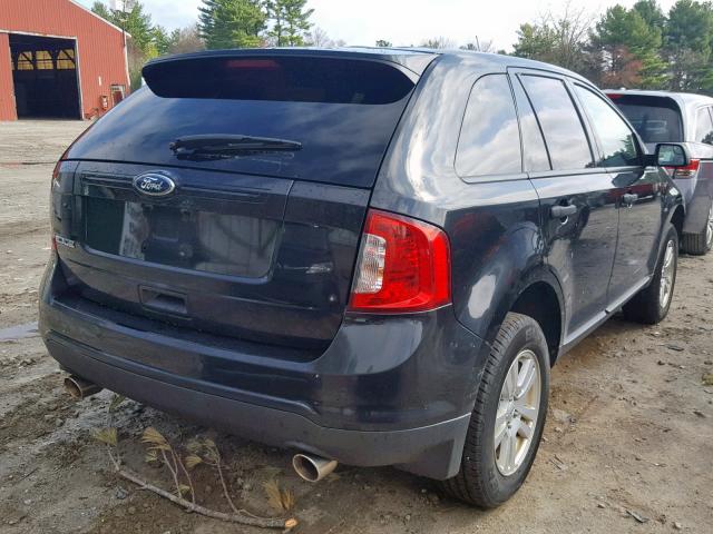 2FMDK3GCXDBA46822 - 2013 FORD EDGE SE BLACK photo 4