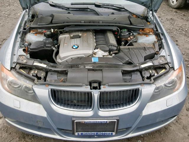 WBAVT13536KW22273 - 2006 BMW 325 XIT BLUE photo 7