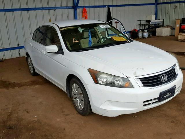 1HGCP26398A036105 - 2008 HONDA ACCORD WHITE photo 1