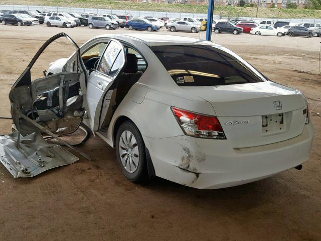 1HGCP26398A036105 - 2008 HONDA ACCORD WHITE photo 3