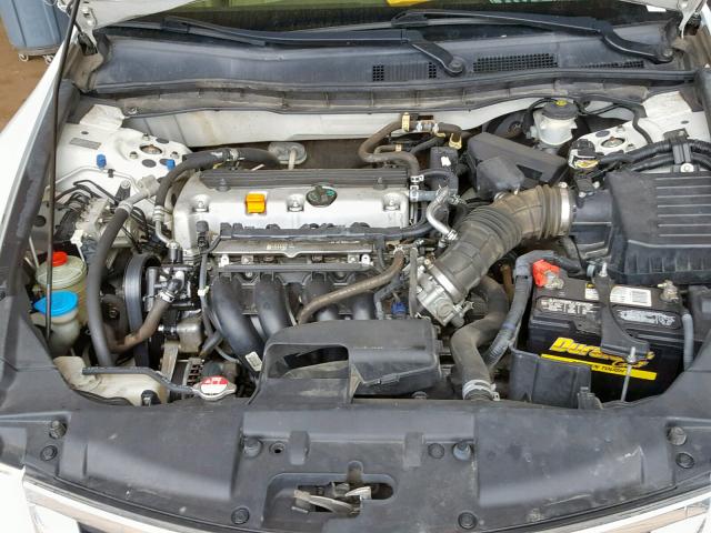 1HGCP26398A036105 - 2008 HONDA ACCORD WHITE photo 7