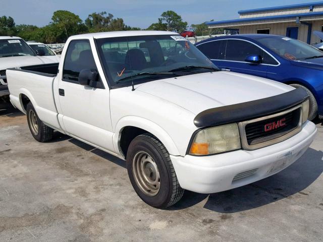 1GTCS14X138197576 - 2003 GMC SONOMA WHITE photo 1