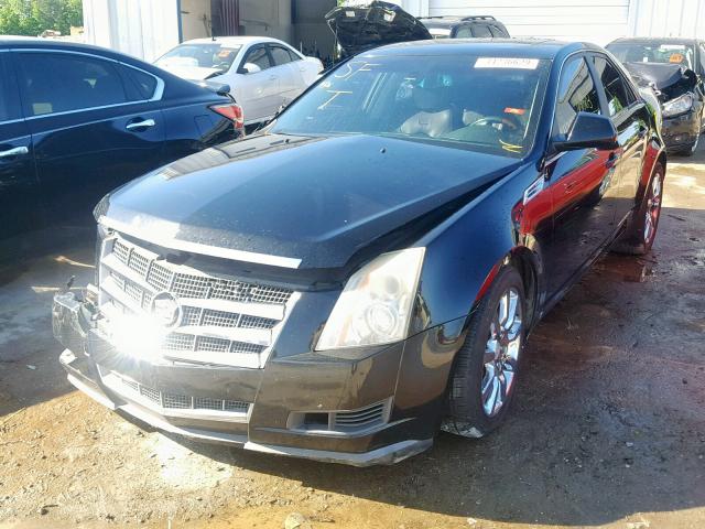 1G6DV57V680205127 - 2008 CADILLAC CTS HI FEA BLACK photo 2