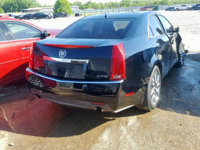 1G6DV57V680205127 - 2008 CADILLAC CTS HI FEA BLACK photo 4