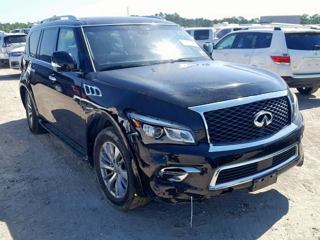 JN8AZ2NF8H9642688 - 2017 INFINITI QX80 BASE BLACK photo 1