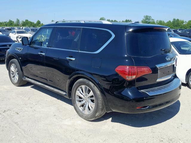 JN8AZ2NF8H9642688 - 2017 INFINITI QX80 BASE BLACK photo 3