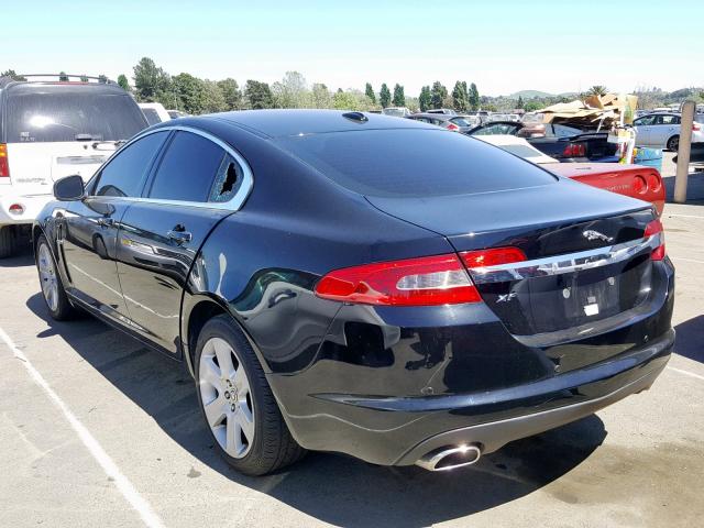 SAJWA05B09HR35391 - 2009 JAGUAR XF LUXURY BLACK photo 3