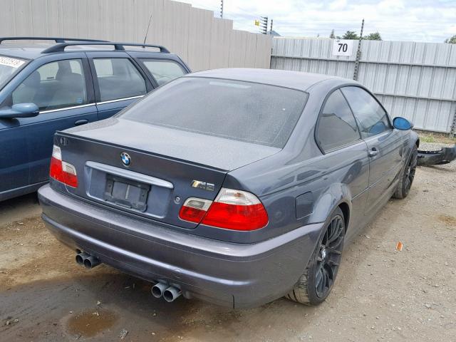 WBSBL93433JR19257 - 2003 BMW M3 GRAY photo 4