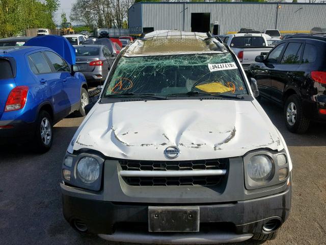 5N1ED28T32C545496 - 2002 NISSAN XTERRA XE WHITE photo 9