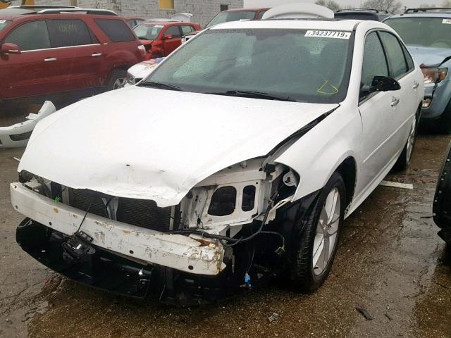 2G1WC5E33D1160250 - 2013 CHEVROLET IMPALA LTZ WHITE photo 2