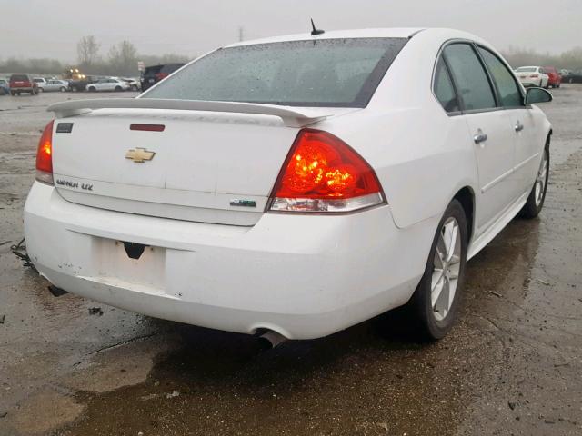 2G1WC5E33D1160250 - 2013 CHEVROLET IMPALA LTZ WHITE photo 4