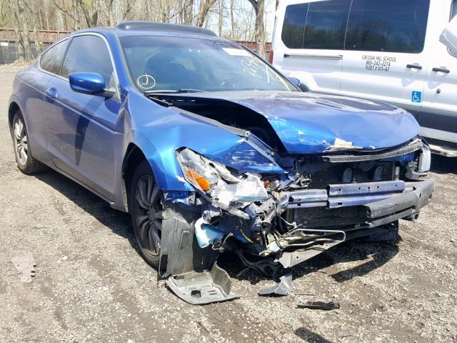 1HGCS12868A009762 - 2008 HONDA ACCORD EXL BLUE photo 1