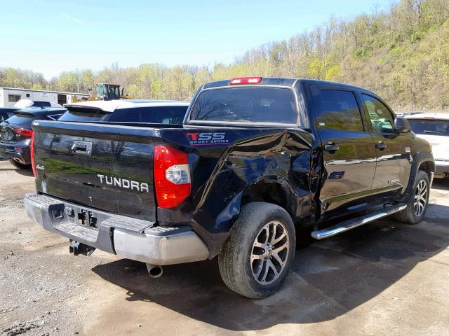 5TFDW5F1XHX664709 - 2017 TOYOTA TUNDRA CRE BLACK photo 4