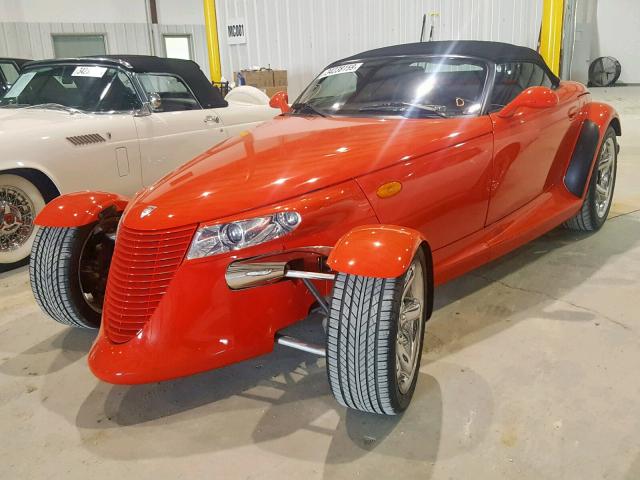 1P3EW65G5XV503775 - 1999 PLYMOUTH PROWLER RED photo 2