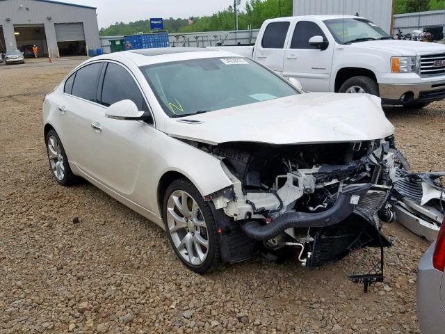 2G4GV5GV7C9154032 - 2012 BUICK REGAL GS WHITE photo 1