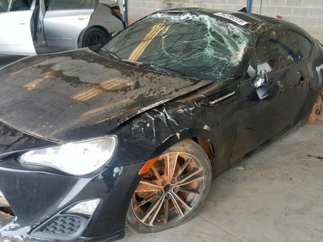 JF1ZNAA16D1730703 - 2013 TOYOTA SCION FR-S BLACK photo 9