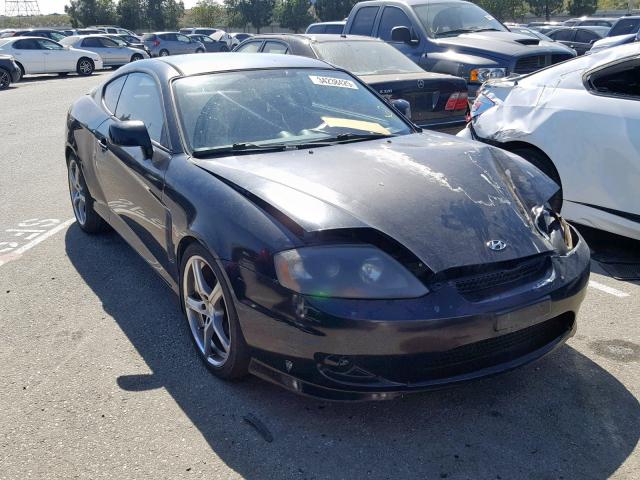 KMHHM65D85U178272 - 2005 HYUNDAI TIBURON BLACK photo 1