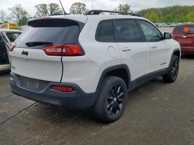 1C4PJMCS6EW301117 - 2014 JEEP CHEROKEE L WHITE photo 4