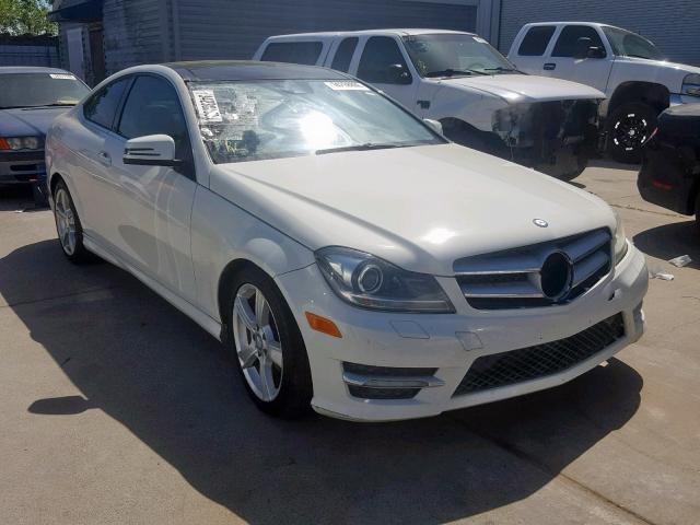 WDDGJ4HB7CF914682 - 2012 MERCEDES-BENZ C 250 WHITE photo 1